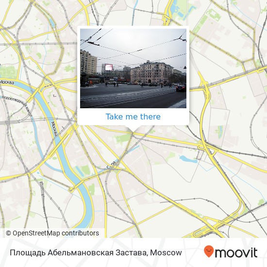 Площадь Абельмановская Застава map