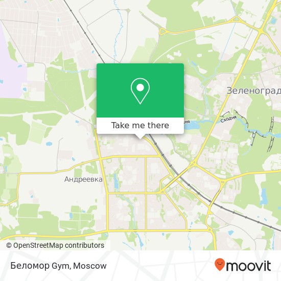 Беломор Gym map