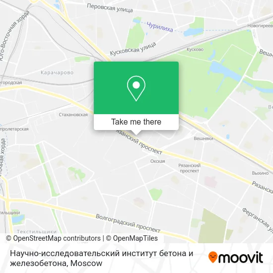 Научно-исследовательский институт бетона и железобетона map