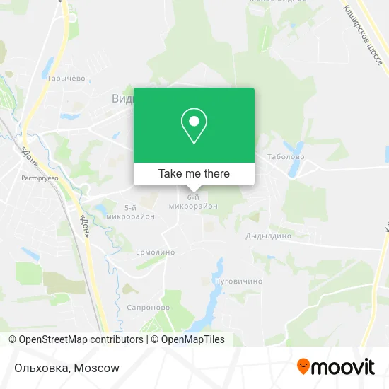 Ольховка map