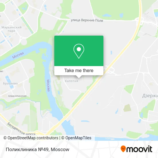 Поликлиника №49 map