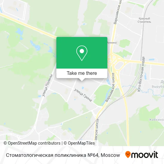 Стоматологическая поликлиника №64 map