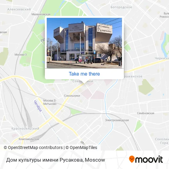 Дом культуры имени Русакова map