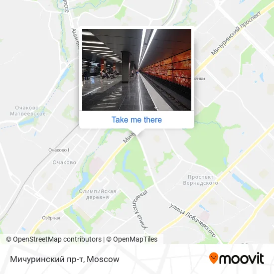 Мичуринский пр-т map