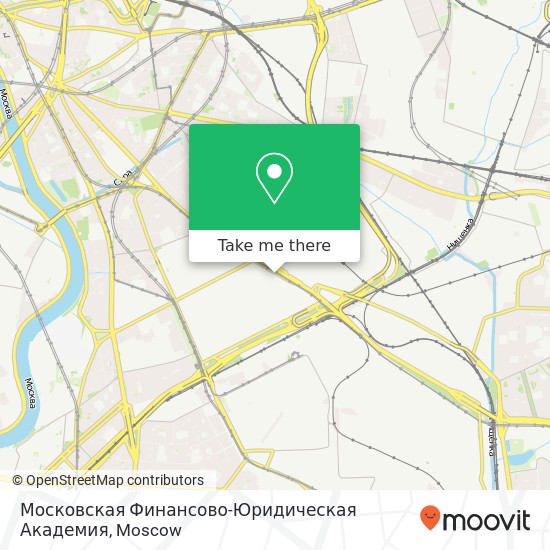 Московская Финансово-Юридическая Академия map