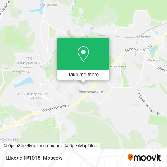 Школа №1018 map