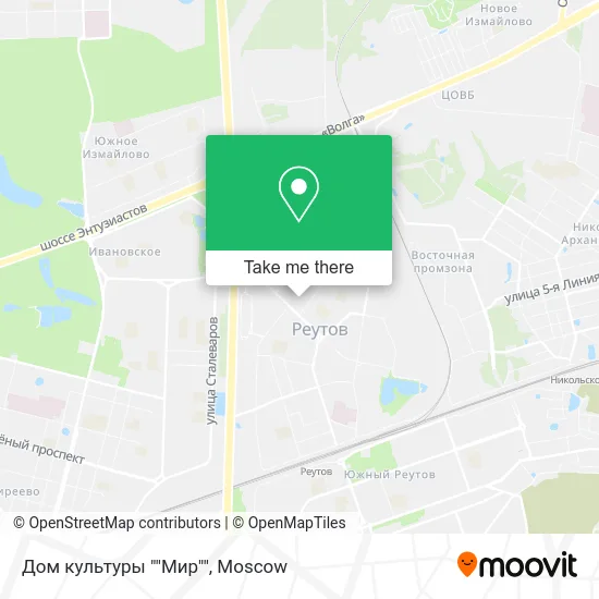 Дом культуры ""Мир"" map