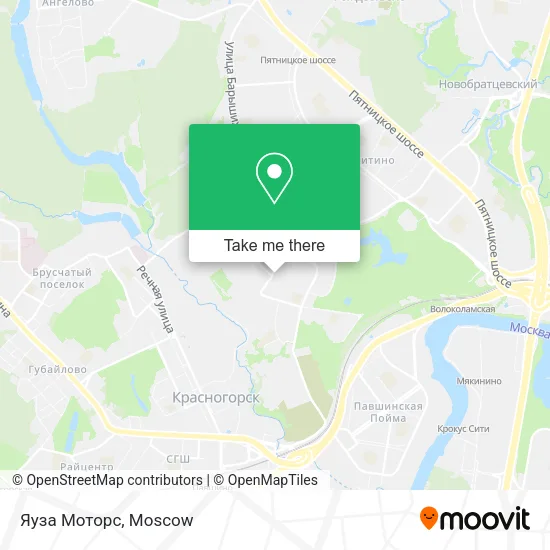 Яуза Моторс map
