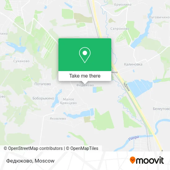 Федюково map