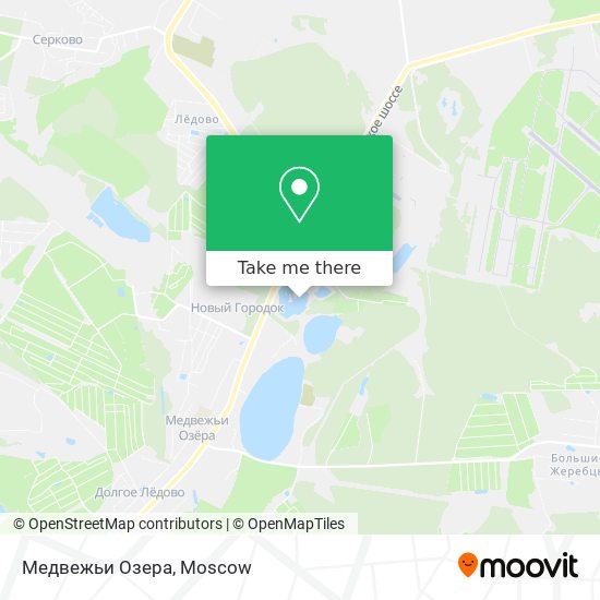 Медвежьи Озера map