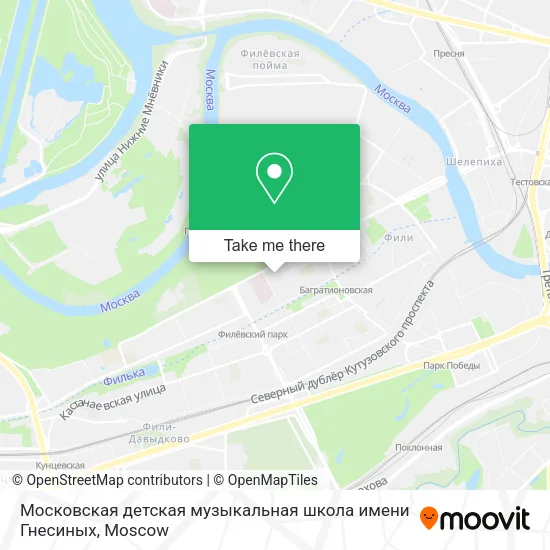 Московская детская музыкальная школа имени Гнесиных map