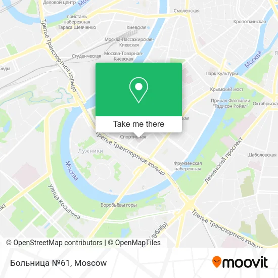 Больница №61 map