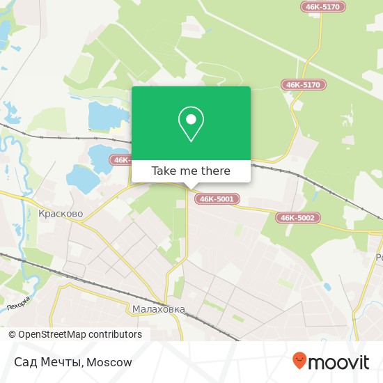 Сад Мечты map