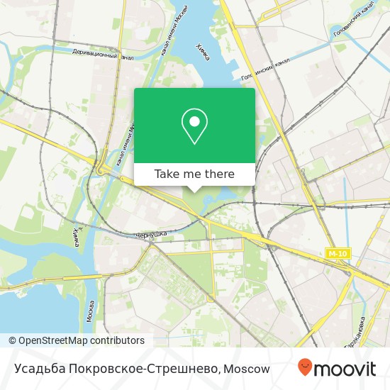 Усадьба Покровское-Стрешнево map
