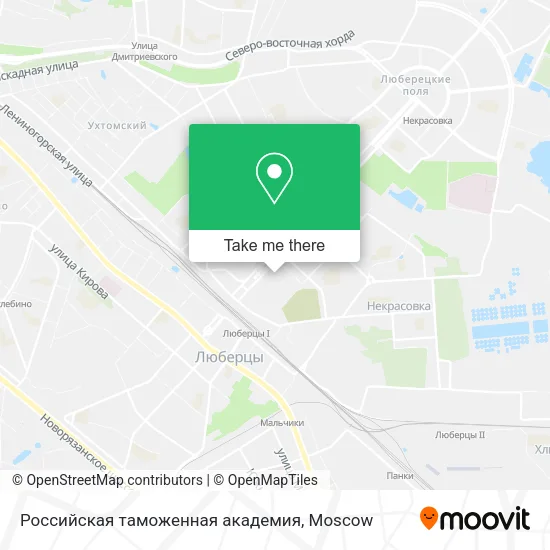 Российская таможенная академия map
