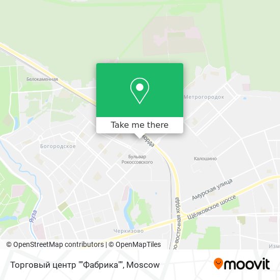 Торговый центр ""Фабрика"" map