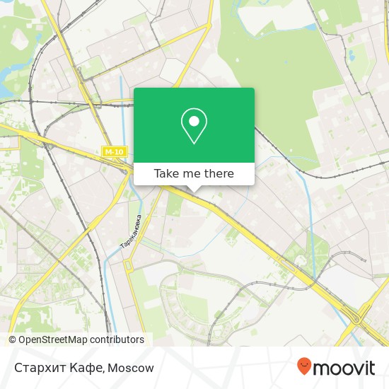 Стархит Кафе map