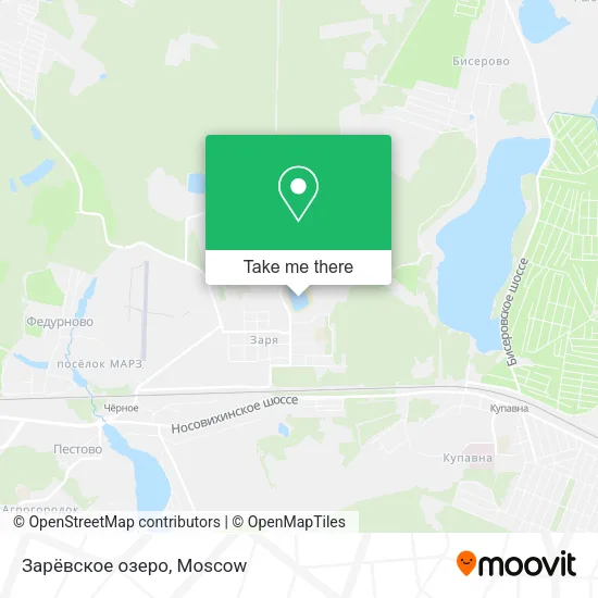 Зарёвское озеро map