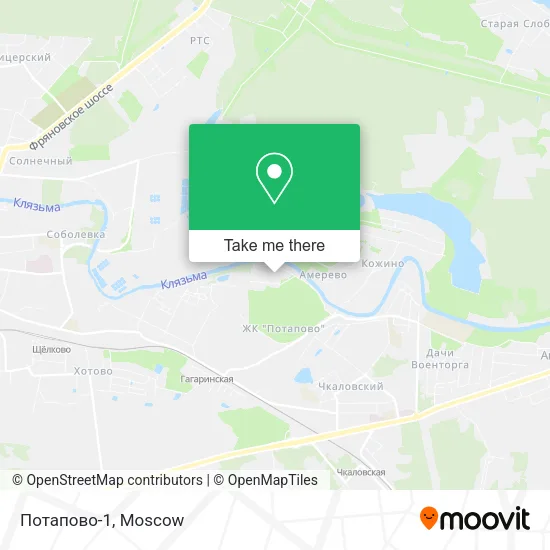 Потапово-1 map