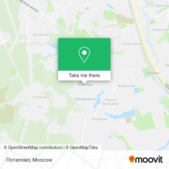 Потапово map