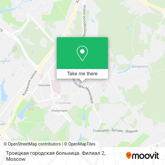 Троицкая городская больница. Филиал 2 map