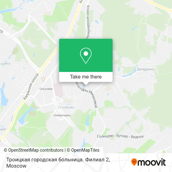 Троицкая городская больница. Филиал 2 map