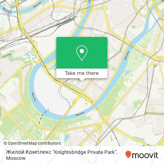 Жилой Комплекс "Knightsbridge Private Park" map