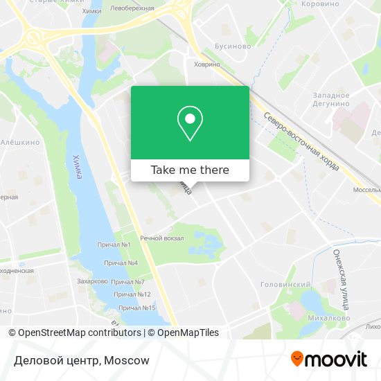 Деловой центр map