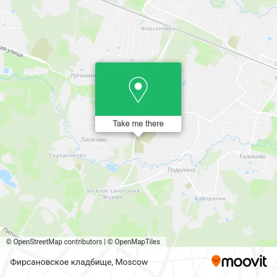 Фирсановское кладбище map