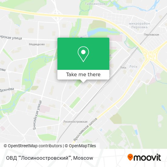 ОВД ""Лосиноостровский"" map