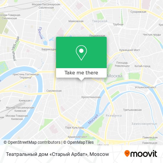 Театральный дом «Старый Арбат» map