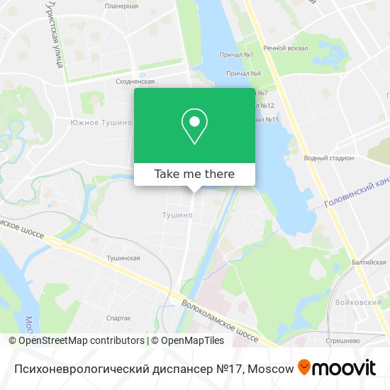 Психоневрологический диспансер №17 map