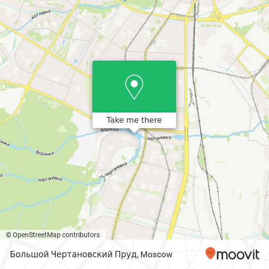 Большой Чертановский Пруд map