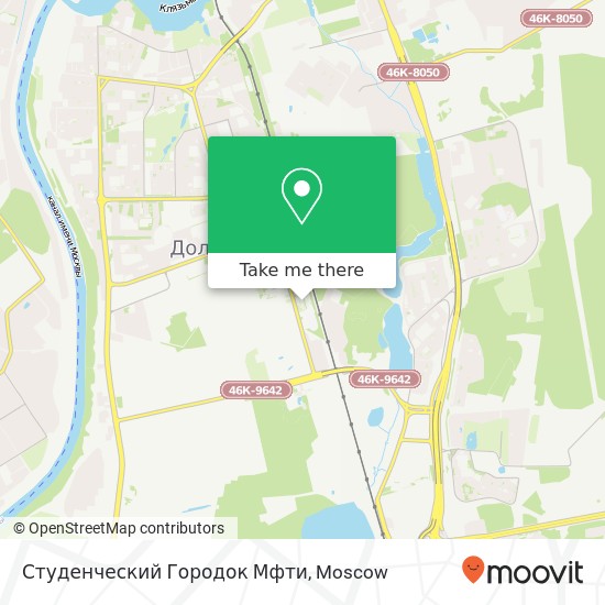 Студенческий Городок Мфти map