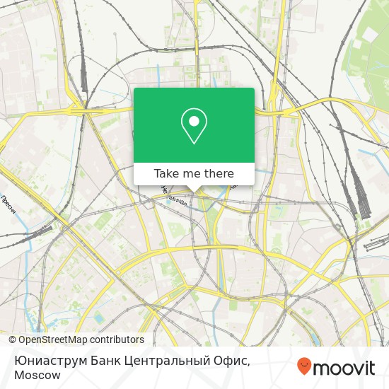 Юниаструм Банк Центральный Офис map