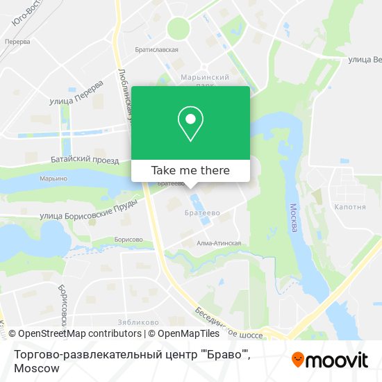 Торгово-развлекательный центр ""Браво"" map