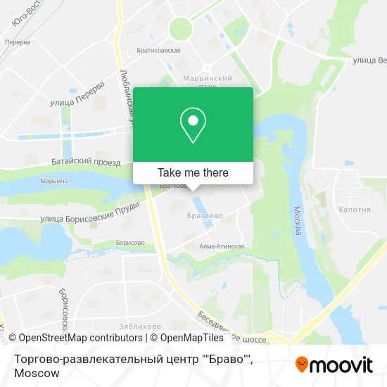 Торгово-развлекательный центр ""Браво"" map