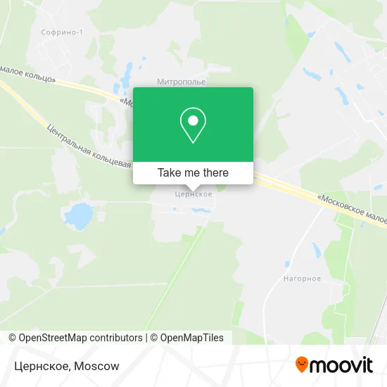 Цернское map