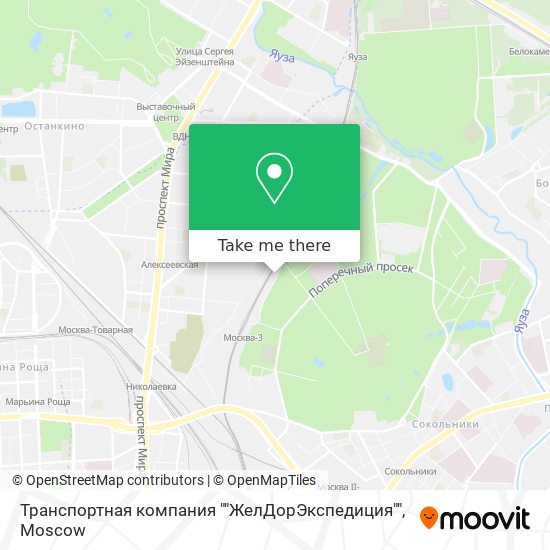 Транспортная компания ""ЖелДорЭкспедиция"" map