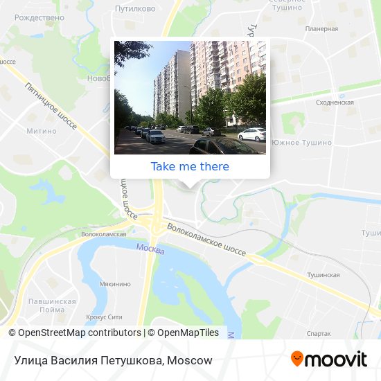 Улица Василия Петушкова map