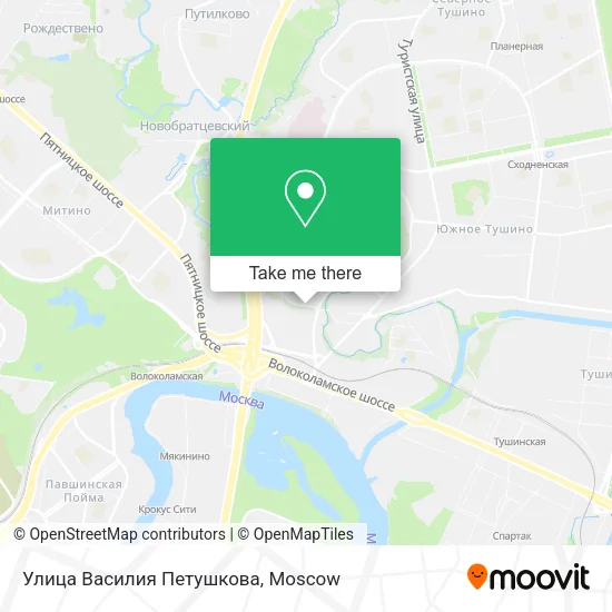 Улица Василия Петушкова map
