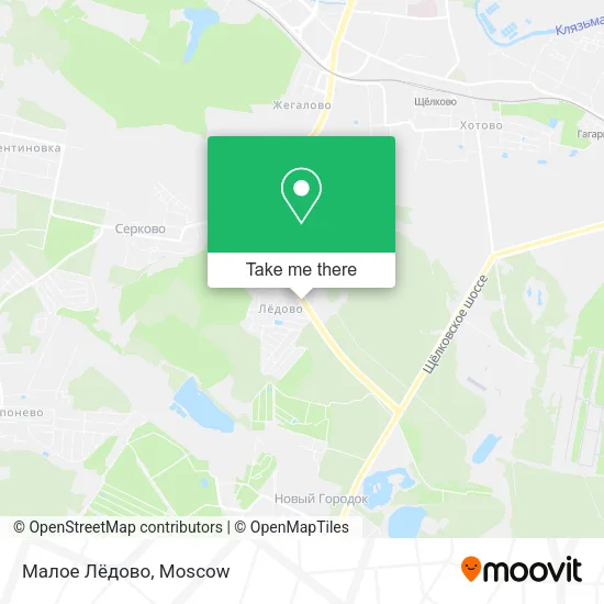 Малое Лёдово map