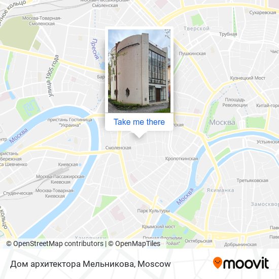 Дом архитектора Мельникова map