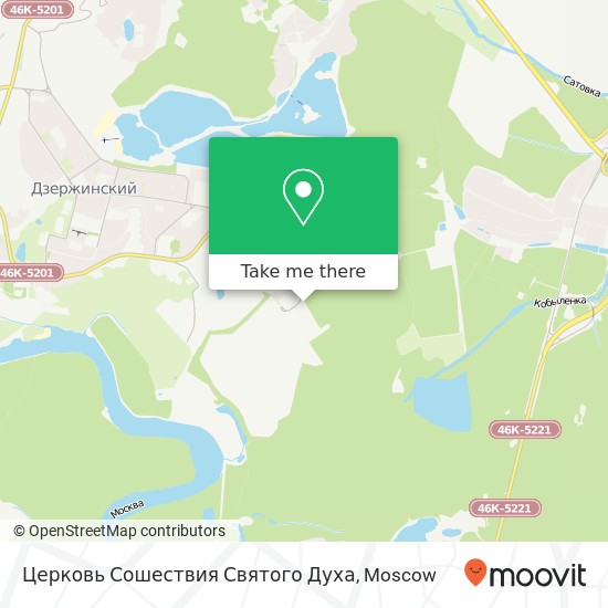 Церковь Сошествия Святого Духа map