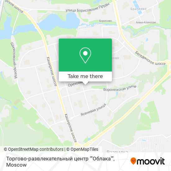 Торгово-развлекательный центр ""Облака"" map