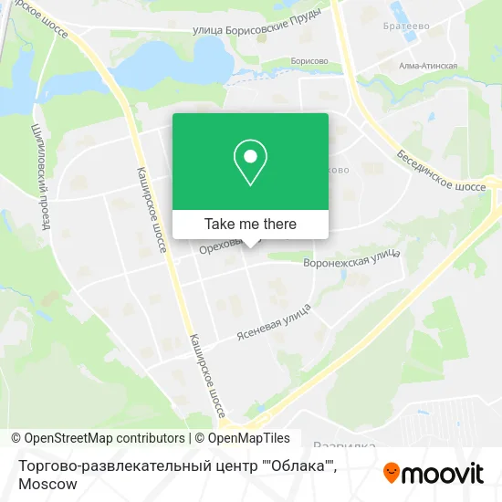 Торгово-развлекательный центр ""Облака"" map