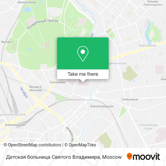 Детская больница Святого Владимира map