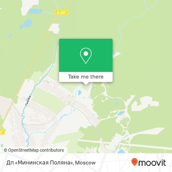 Дп «Мининская Поляна» map