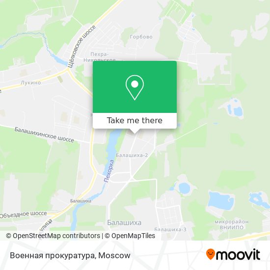 Военная прокуратура map