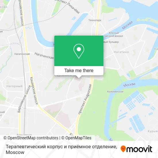 Терапевтический корпус и приёмное отделение map